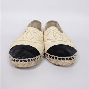 COPY - Authentic Classic Chanel Lambskin Espadril…